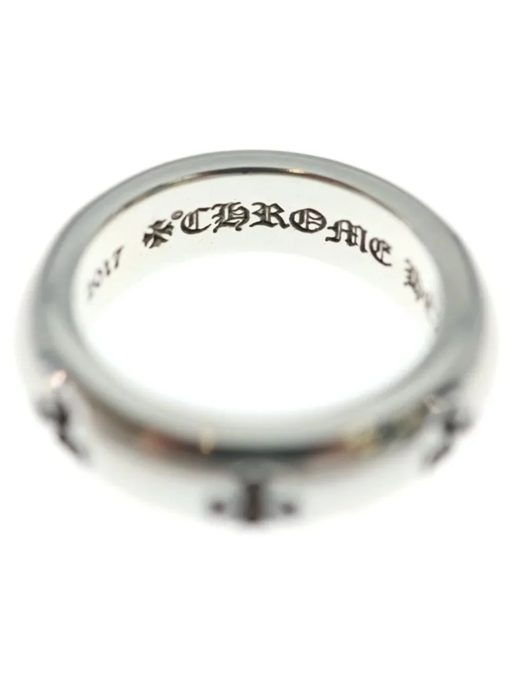 Chrome Hearts Negative CH Plus Ring Silver